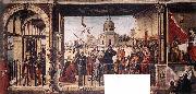 CARPACCIO, Vittore Arrival of the English Ambassadors g oil painting artist